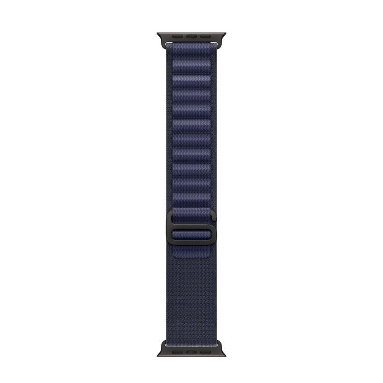 For Apple Watch 42mm / 41mm / 40mm / 38mm Alpine Loop Nylon Watch Band(Navy Black Buckle) - free shipping - PMc TechLife - Order now!