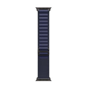 For Apple Watch 42mm / 41mm / 40mm / 38mm Alpine Loop Nylon Watch Band(Navy Black Buckle)