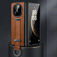 For Huawei Mate X6 SULADA PC Hybrid Leather Texture Skin Feel Shockproof Phone Case(Brown) - free shipping - PMC TechLife - Order now!
