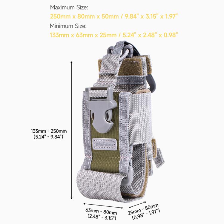 Ulefone Armor Holster Multi-Purpose Phone Pouch Waist Bag(Grey) - free shipping - PMC Jewellery - Order now!