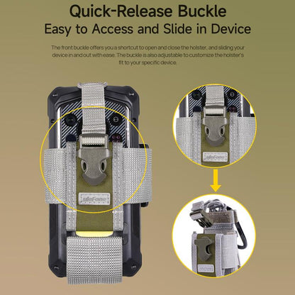 Ulefone Armor Holster Multi-Purpose Phone Pouch Waist Bag(Grey) - free shipping - PMC Jewellery - Order now!