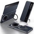 For Huawei Mate 70 Pro / Mate 70 Pro+ SULADA Smart View Window MagSafe Magnetic Holder Leather Phone Case(Blue) - free shipping - PMC TechLife - Order now!