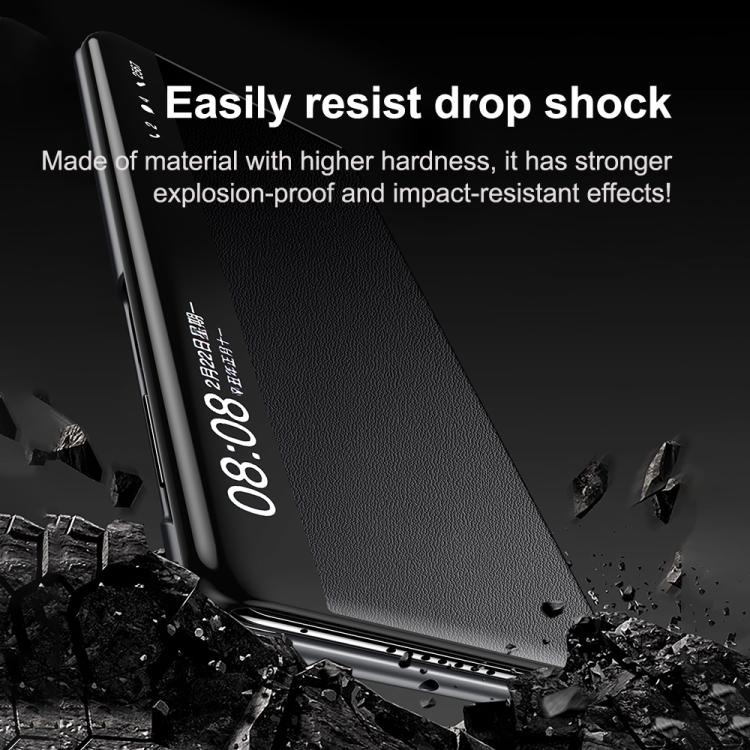 For Huawei Mate X6 SULADA Smart Series Wristband Holder Smart View Window Genuine Leather Phone Case(Brown) - Huawei Cases by SULADA | Online Shopping South Africa | PMC TechLife | Buy Now Pay Later Mobicred