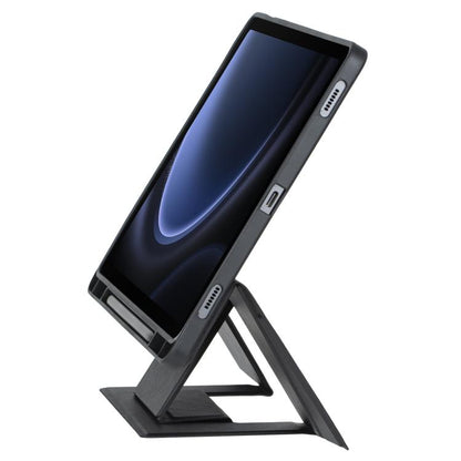 For Samsung Galaxy Tab S10 FE / S9 FE / S9 Holder Floating Detachable Backlight Keyboard Tablet Leather Case with Touchpad(Black) - Samsung Keyboard by PMC Jewellery | Online Shopping South Africa | PMC Jewellery | Buy Now Pay Later Mobicred