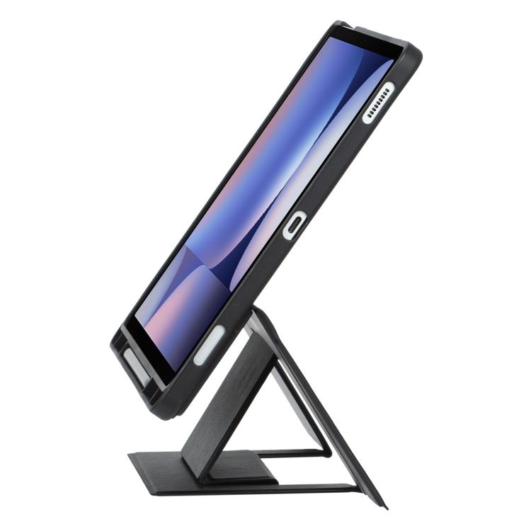 For Samsung Galaxy Tab S10+ / S9 FE+ / S9+ Holder Floating Detachable Backlight Keyboard Tablet Leather Case with Touchpad(Black) - Samsung Keyboard by PMC Jewellery | Online Shopping South Africa | PMC Jewellery | Buy Now Pay Later Mobicred