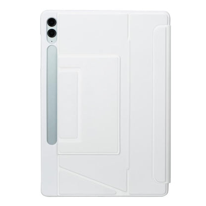 For Samsung Galaxy Tab S10+ / S9 FE+ / S9+ Holder Floating Detachable Backlight Keyboard Tablet Leather Case with Touchpad(White) - Samsung Keyboard by PMC Jewellery | Online Shopping South Africa | PMC Jewellery | Buy Now Pay Later Mobicred