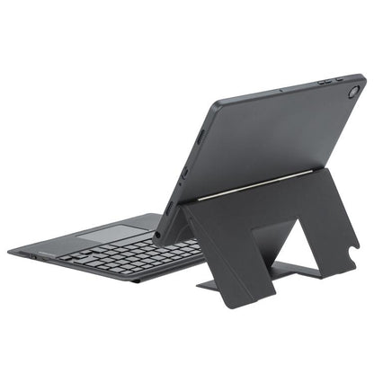 For Samsung Galaxy Tab A9+ Holder Floating Detachable Backlight Keyboard Tablet Leather Case with Touchpad(Black) - Samsung Keyboard by PMC Jewellery | Online Shopping South Africa | PMC Jewellery | Buy Now Pay Later Mobicred