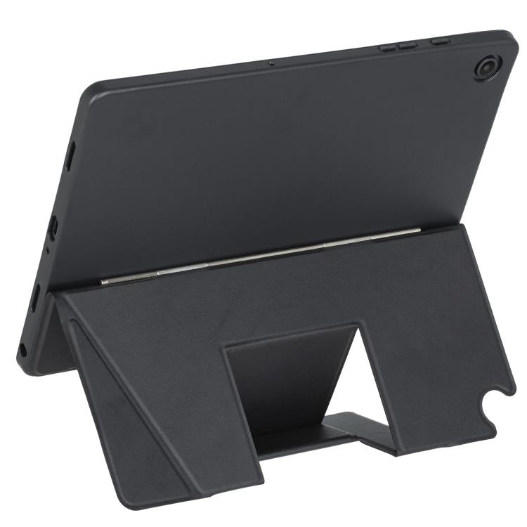 For Samsung Galaxy Tab A9+ Holder Floating Detachable Backlight Keyboard Tablet Leather Case with Touchpad(Black) - Samsung Keyboard by PMC Jewellery | Online Shopping South Africa | PMC Jewellery | Buy Now Pay Later Mobicred