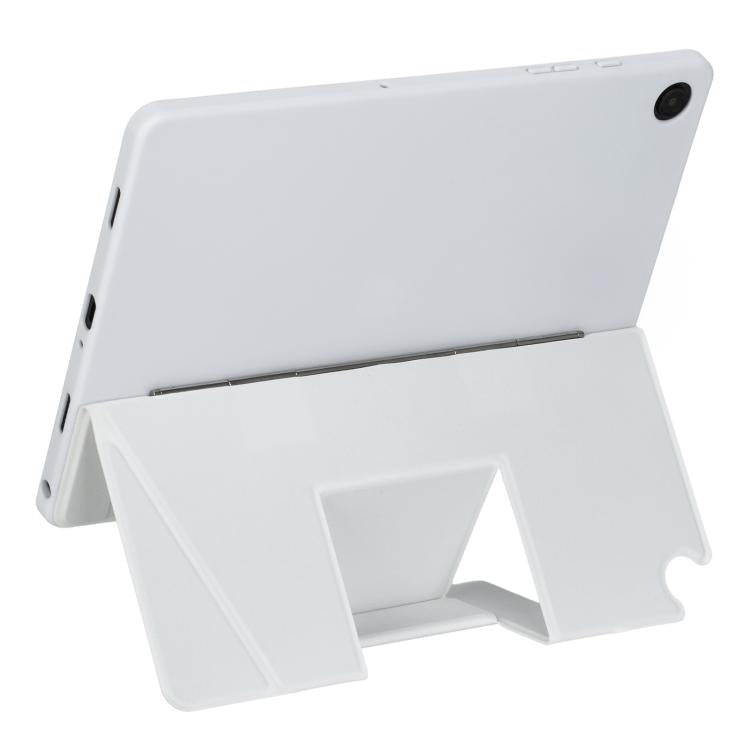 For Samsung Galaxy Tab A9+ Holder Floating Detachable Backlight Keyboard Tablet Leather Case with Touchpad(White) - Samsung Keyboard by PMC Jewellery | Online Shopping South Africa | PMC Jewellery | Buy Now Pay Later Mobicred