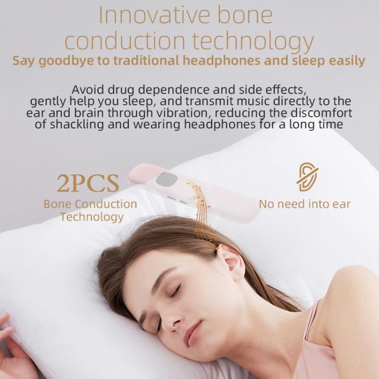 BLD07 Bone Conduction Bluetooth 5.4  Sleep Speaker(Black) - free shipping - PMC TechLife - Order now!