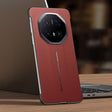 For Huawei Mate 70 RS Ultimate SULADA Frameless Top Layer Cowhide Leather Hybrid PC Phone Case(Red) - free shipping - PMC TechLife - Order now!