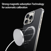 For iPhone 16 Pro SULADA Kevlar Texture MagSafe Magnetic Holder Phone Case(Purple)