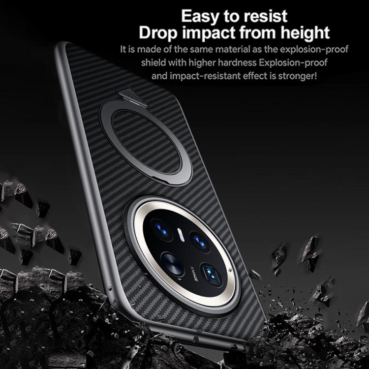 For Huawei Mate 70 Pro / Mate 70 Pro+ SULADA Kevlar Texture MagSafe Magnetic Holder Phone Case(Black) - free shipping - PMC TechLife - Order now!