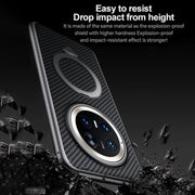 For Huawei Mate 70 Pro / Mate 70 Pro+ SULADA Kevlar Texture MagSafe Magnetic Holder Phone Case(Black)