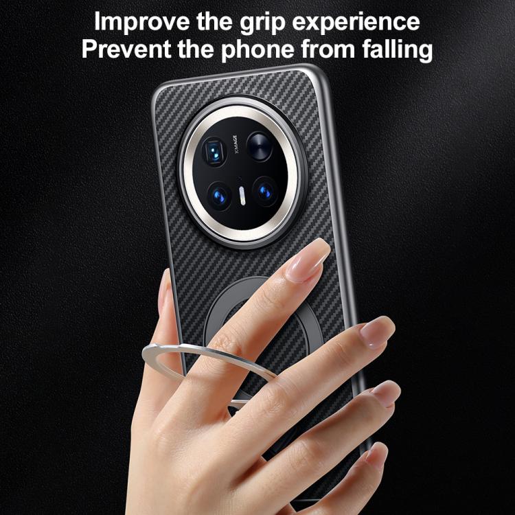 For Huawei Mate 70 SULADA Kevlar Texture MagSafe Magnetic Holder Phone Case(Blue) - free shipping - PMC TechLife - Order now!