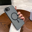 For iPhone 16e Ice Fog MagSafe PC Phone Case(Transparent Black) - iPhone 16e Cases by PMC TechLife | Online Shopping South Africa | PMC TechLife | Buy Now Pay Later Mobicred