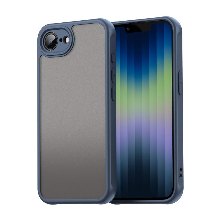 For iPhone 16e Fan Dun Series TPU Hybrid PC Frosted Phone Case(Blue) - free shipping - PMC TechLife - Order now!