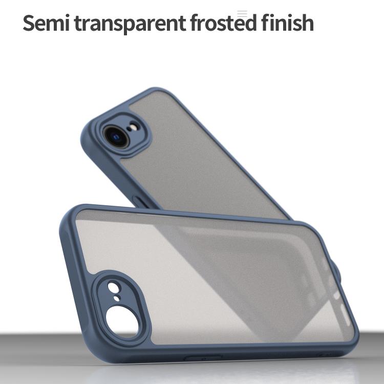 For iPhone 16e Fan Dun Series TPU Hybrid PC Frosted Phone Case(Blue) - free shipping - PMC TechLife - Order now!