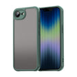 For iPhone 16e Fan Dun Series TPU Hybrid PC Frosted Phone Case(Green) - iPhone 16e Cases by PMC TechLife | Online Shopping South Africa | PMC TechLife | Buy Now Pay Later Mobicred