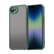 For iPhone 16e Fan Dun Series TPU Hybrid PC Frosted Phone Case(Green)