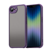 For iPhone 16e Fan Dun Series TPU Hybrid PC Frosted Phone Case(Purple)