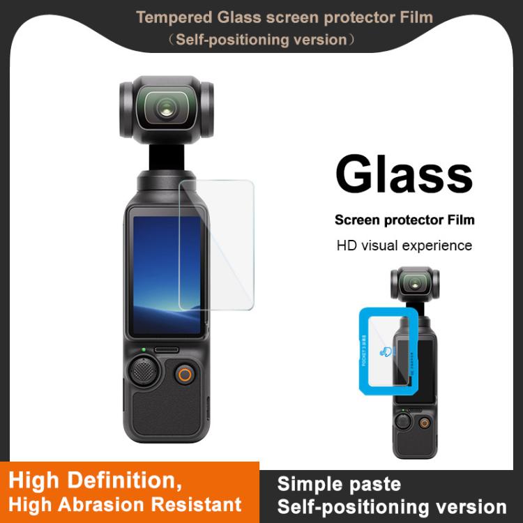 For DJI Osmo Pocket 3 imak Tempered Glass Film, Self-positioning Version - free shipping - PMC TechLife - Order now!