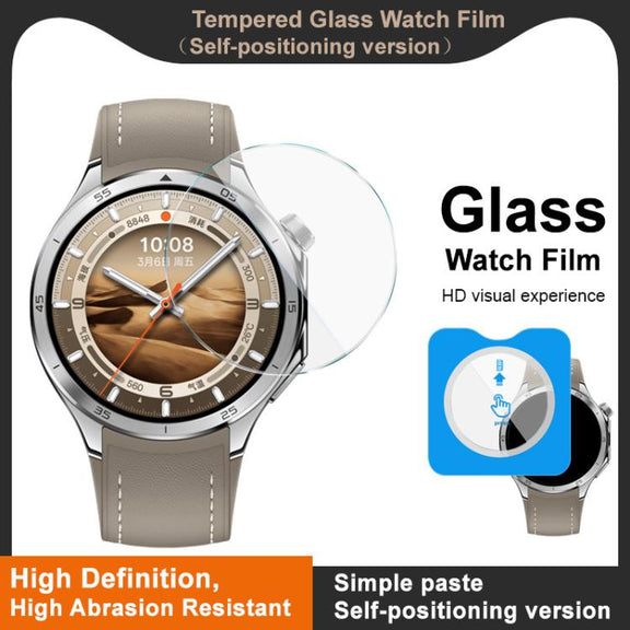 For OPPO Watch X2 imak Tempered Glass Watch Film, Self-positioning Version