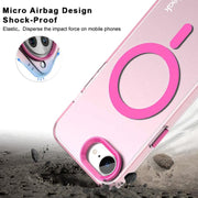 For iPhone 16e IMAK Candy Series Shockproof MagSafe Phone Case(Green)