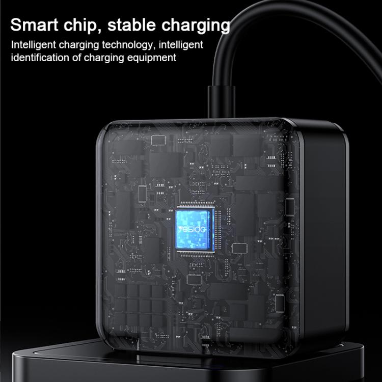 Yesido YC75 PD65W 2m USB-C / Type-C Cable Laptop Charger, EU Plug(Black) - free shipping - PMC Jewellery - Order now!