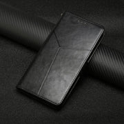 For Tecno Pova 7 4G Y-shaped Pattern Flip Leather Phone Case(Black)