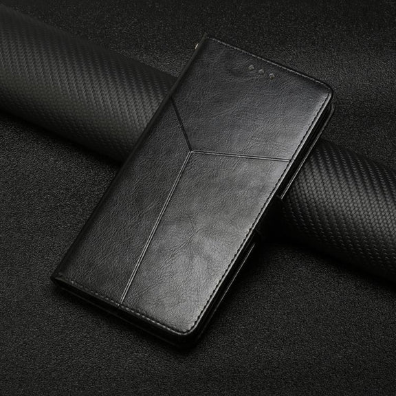 For Tecno Pova 7 4G Y-shaped Pattern Flip Leather Phone Case(Black)
