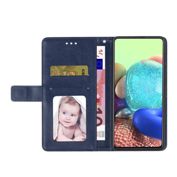 For Tecno Pova 7 4G Y-shaped Pattern Flip Leather Phone Case(Blue)