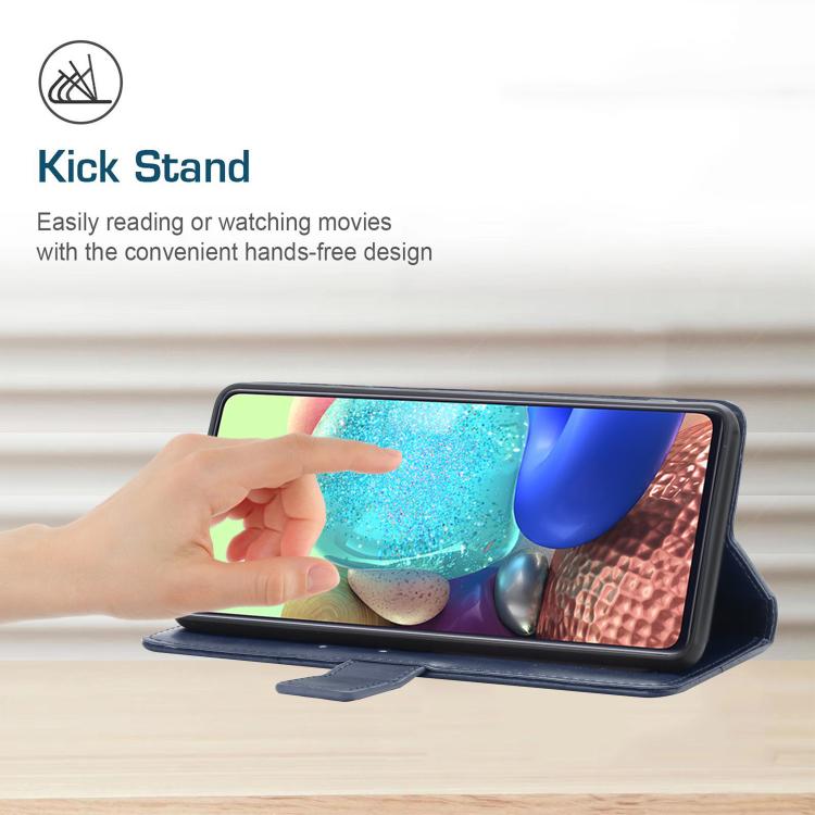 For Tecno Pova 7 4G Y-shaped Pattern Flip Leather Phone Case(Blue)
