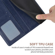 For Tecno Pova 7 4G Y-shaped Pattern Flip Leather Phone Case(Blue)