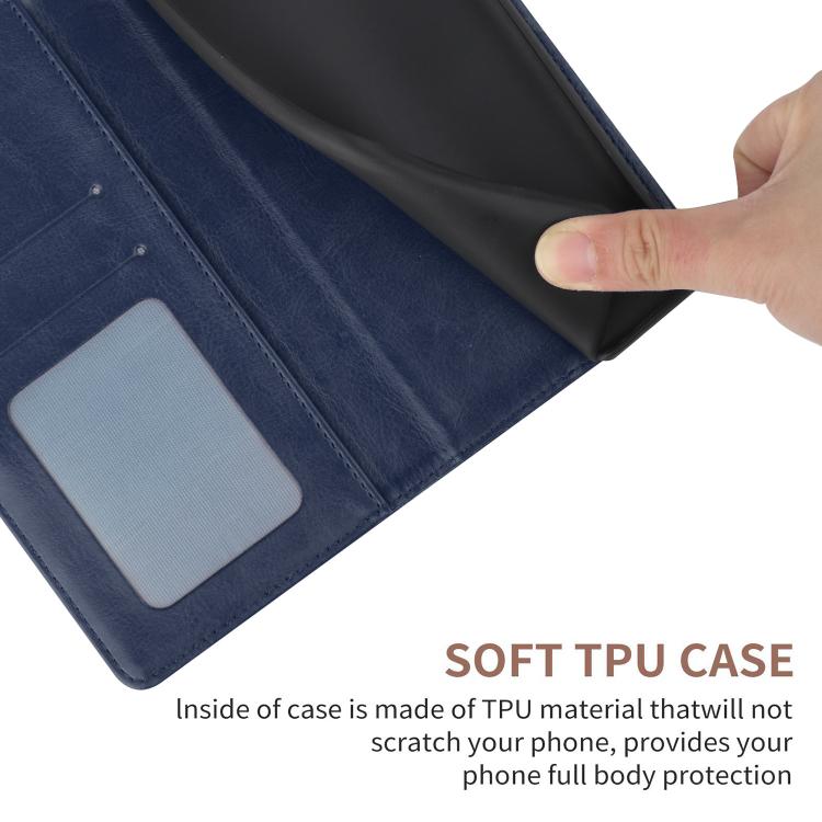 For Tecno Pova 7 4G Y-shaped Pattern Flip Leather Phone Case(Blue)