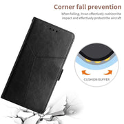 For Tecno Pova 7 5G Y-shaped Pattern Flip Leather Phone Case(Black)
