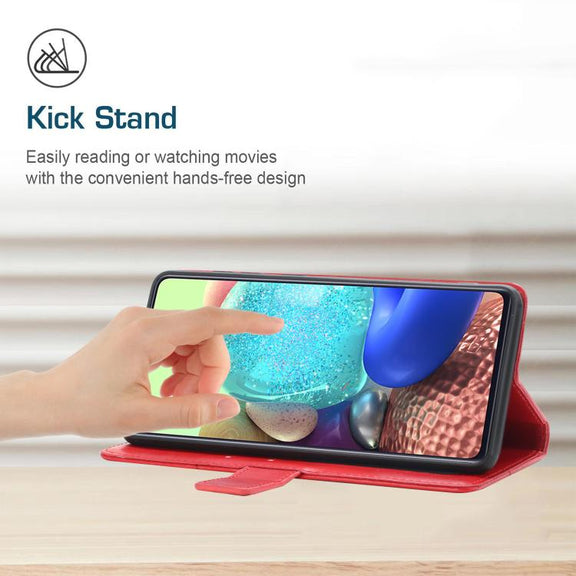 For Tecno Pova 7 5G Y-shaped Pattern Flip Leather Phone Case(Red)