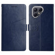 For Tecno Pova 7 5G Y-shaped Pattern Flip Leather Phone Case(Blue) - free shipping - PMC TechLife - Order now!
