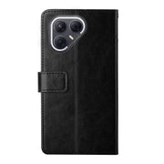 For Tecno Pova 7 Ultra 5G Y-shaped Pattern Flip Leather Phone Case(Black)