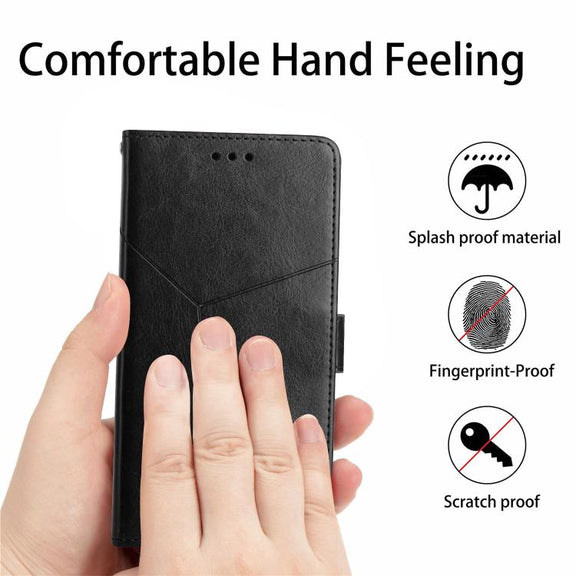 For Tecno Pova 7 Ultra 5G Y-shaped Pattern Flip Leather Phone Case(Black)