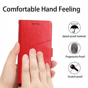 For Tecno Pova 7 Ultra 5G Y-shaped Pattern Flip Leather Phone Case(Red)