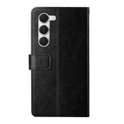 For Tecno Spark 40 Pro 4G Y-shaped Pattern Flip Leather Phone Case(Black)