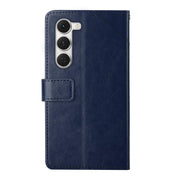 For Tecno Spark 40 Pro 4G Y-shaped Pattern Flip Leather Phone Case(Blue)