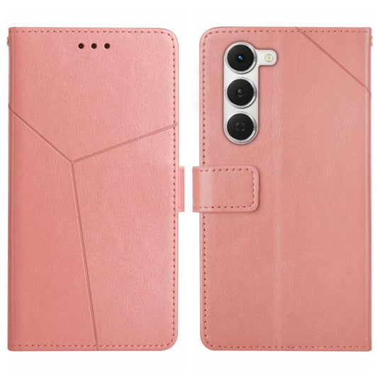 For Tecno Spark 40 Pro 4G Y-shaped Pattern Flip Leather Phone Case(Pink) - free shipping - PMC Jewellery - Order now!
