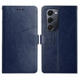 For Tecno Spark 40 Pro+ 4G Y-shaped Pattern Flip Leather Phone Case(Blue) - free shipping - PMC TechLife - Order now!