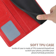 For Tecno Spark 40C Y-shaped Pattern Flip Leather Phone Case(Red)
