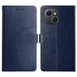 For Tecno Spark 40C Y-shaped Pattern Flip Leather Phone Case(Blue) - free shipping - PMC TechLife - Order now!