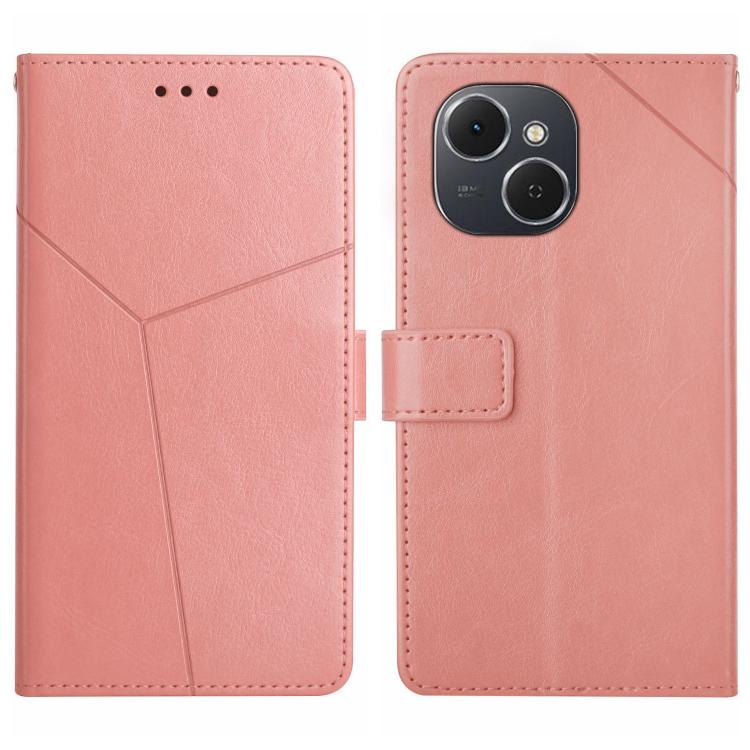 For Tecno Spark 40C Y-shaped Pattern Flip Leather Phone Case(Pink) - free shipping - PMC TechLife - Order now!
