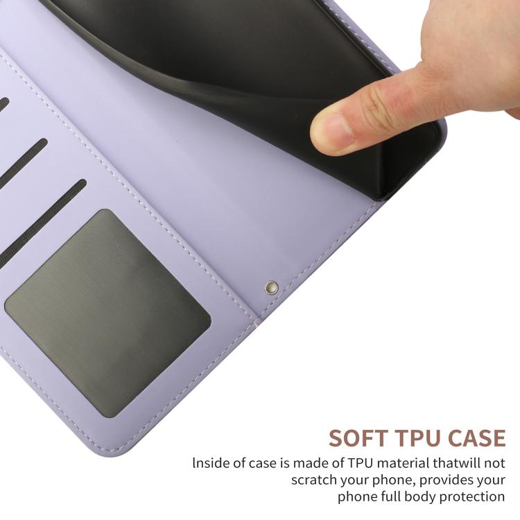 For Infinix Hot 60 Pro+ 4G Skin Feel Butterfly Embossed Flip Leather Phone Case(Purple) - free shipping - PMC Jewellery - Order now!