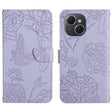For Tecno Spark 40C Skin Feel Butterfly Embossed Flip Leather Phone Case(Purple) - free shipping - PMC TechLife - Order now!
